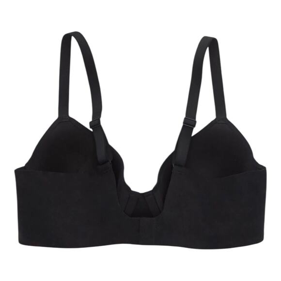 SMOOTHEZ by Aerie Full Coverage Lightly Lined Bra NWT Flexible Wire Black Sz 32B - Picture 11 of 14